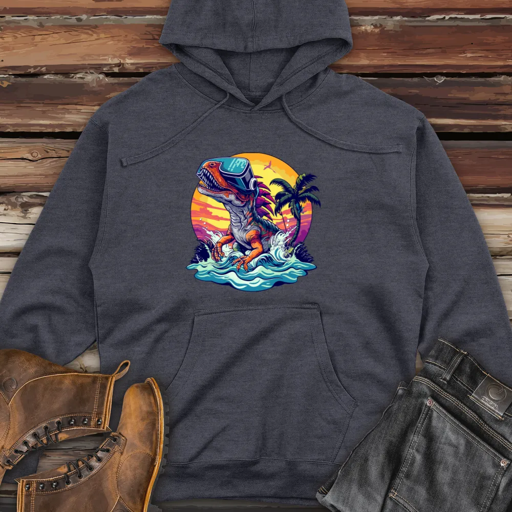 Spinosaurus V R Fisherman Midweight Hooded Sweatshirt