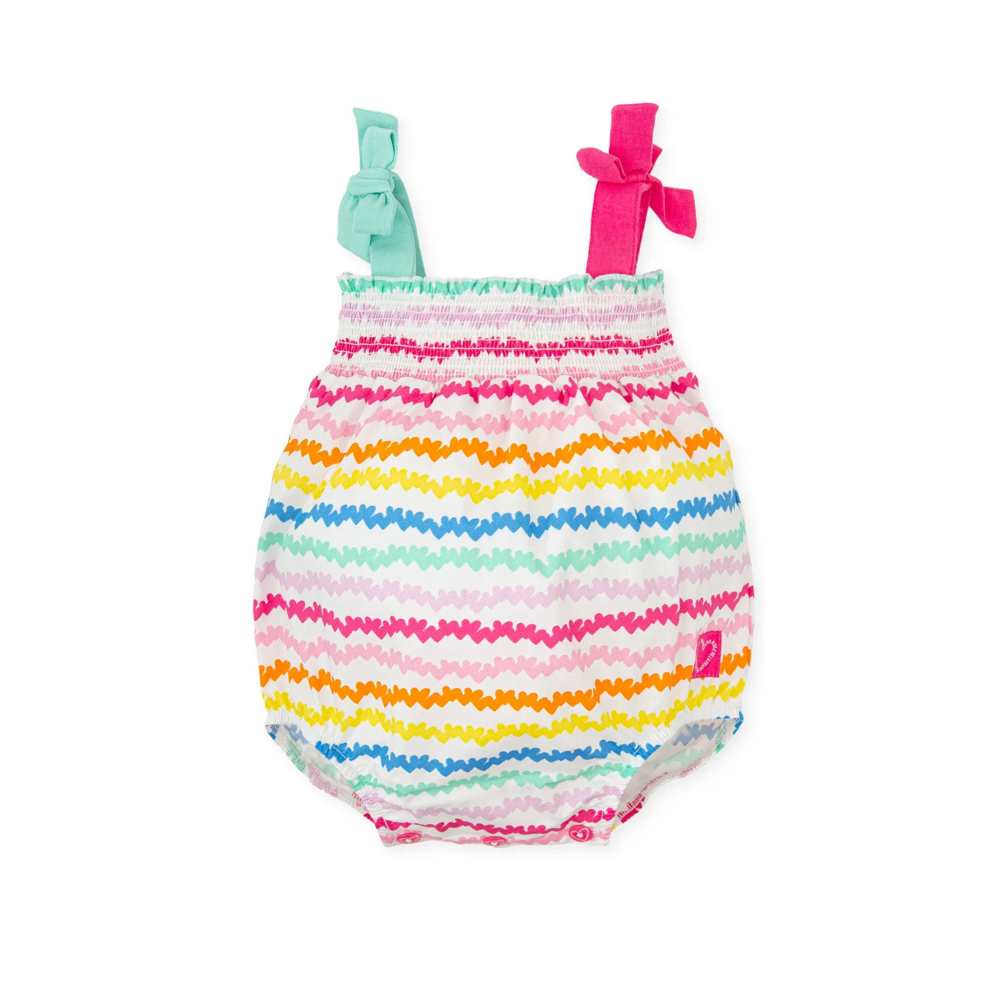 SS24 Agatha Ruiz De La Prada Baby Girls Rainbow Stripe Romper