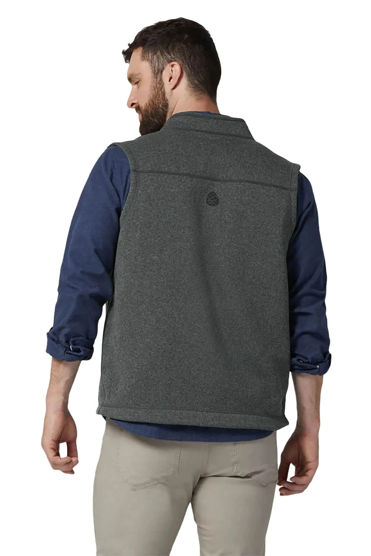 STIO Men's Wilcox Fleece Vest, Abyss Heather