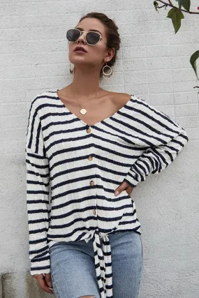 Striped T-shirt Sweater