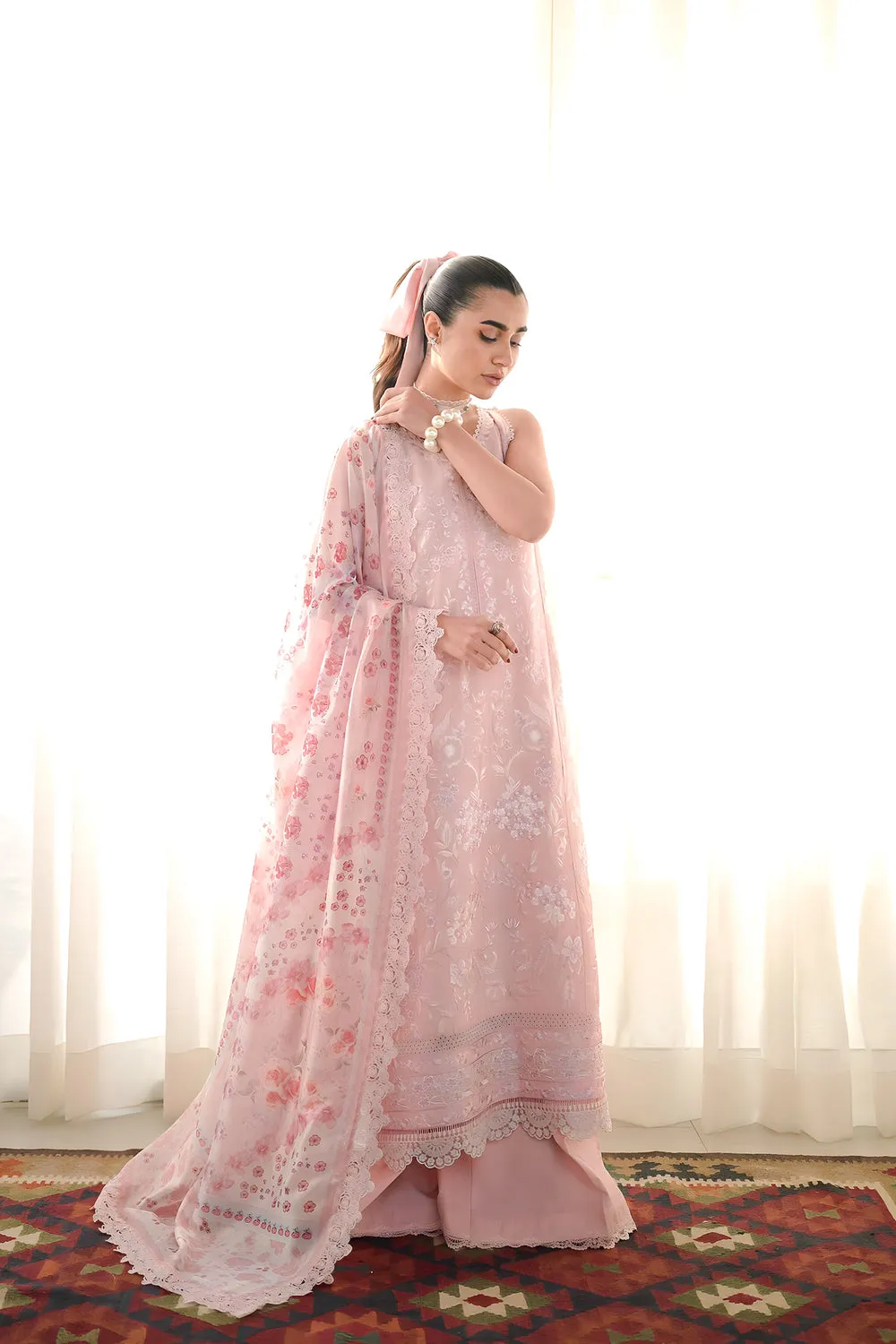 Summer Luxury Lawn '24 - Sona (Blush Pink)