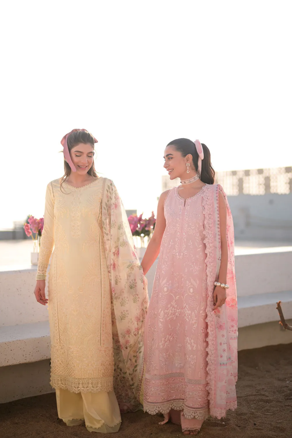 Summer Luxury Lawn '24 - Sona (Blush Pink)