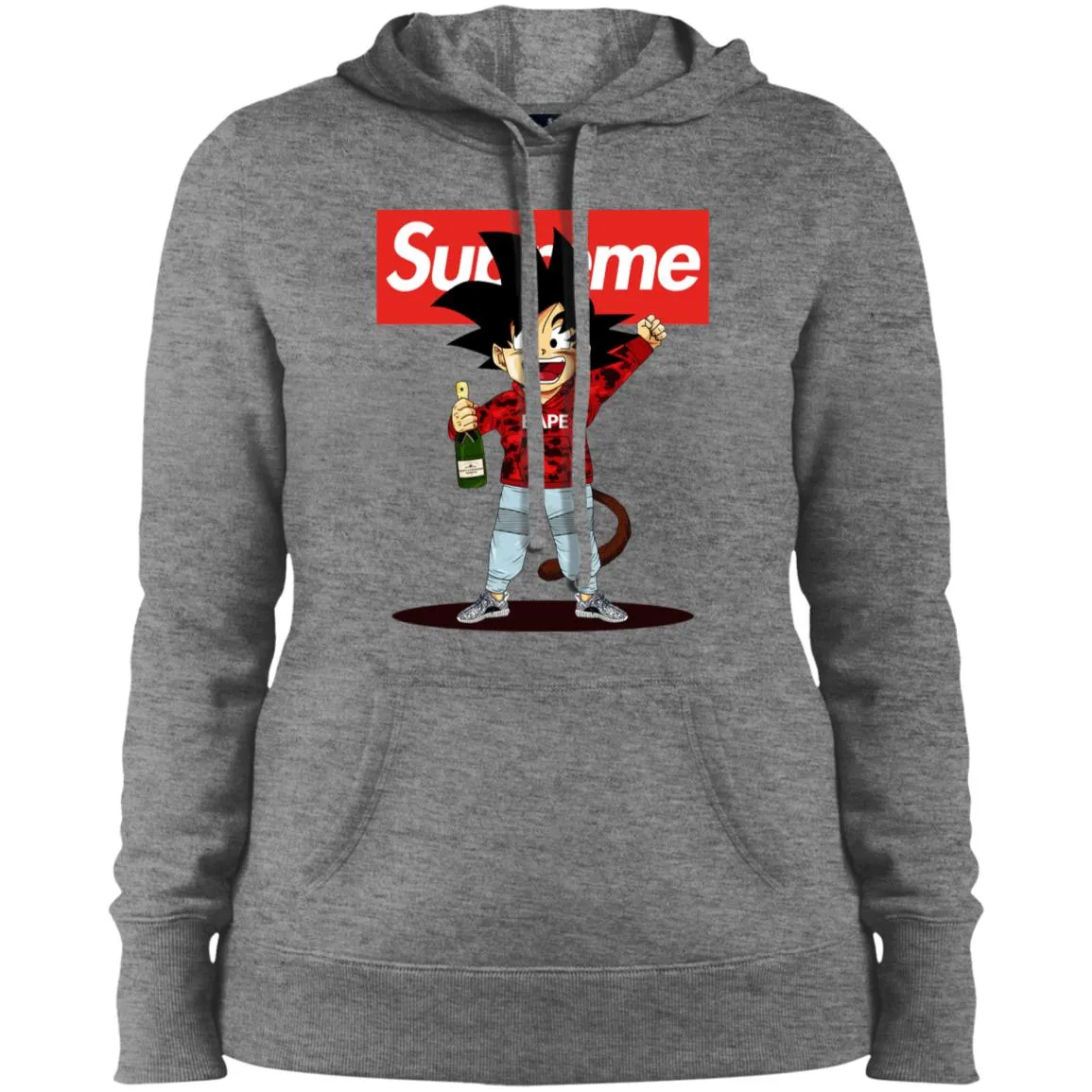 Supreme Songoku T-shirt Women Hooded Sweatshirt