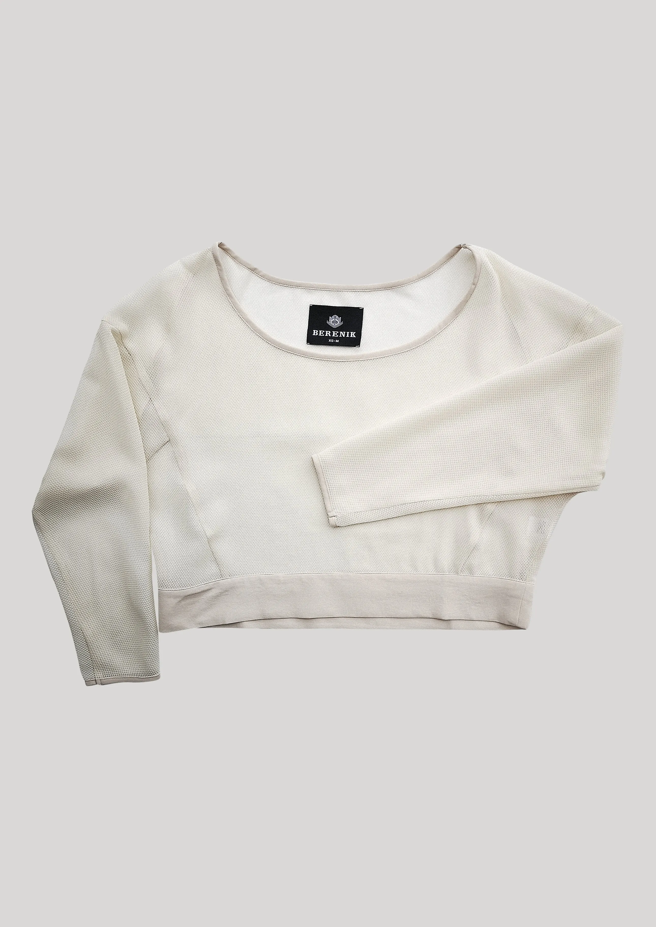 SWEATER - MESH creme