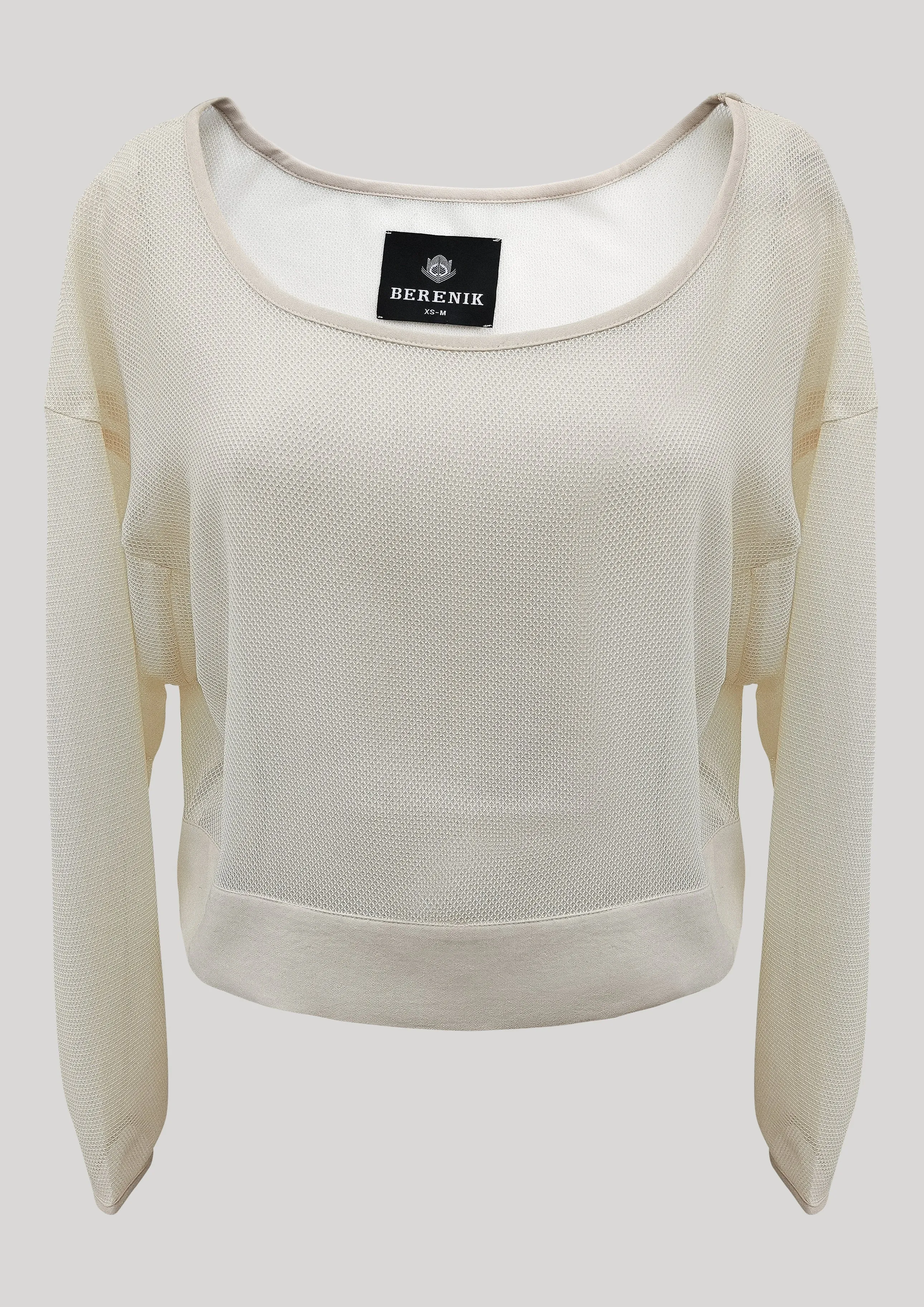 SWEATER - MESH creme