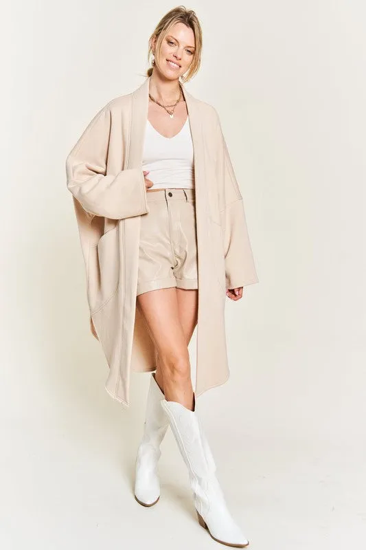 TEEK - POCKETED OVERSIZED KNIT CARDIGAN