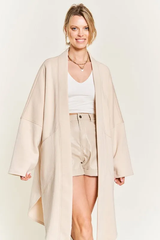 TEEK - POCKETED OVERSIZED KNIT CARDIGAN