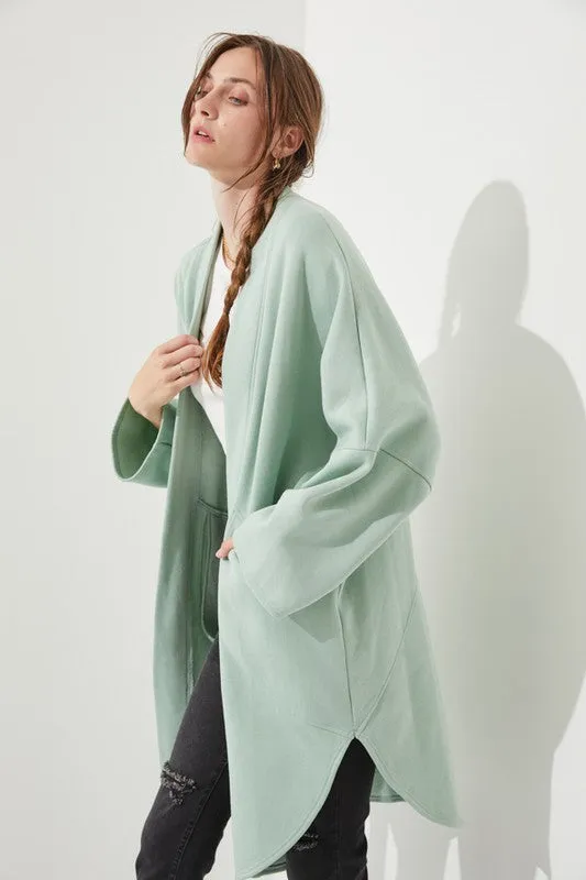 TEEK - POCKETED OVERSIZED KNIT CARDIGAN