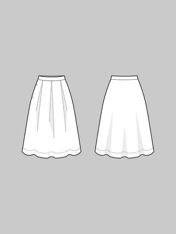 The Assembly Line - Three Pleat Skirt