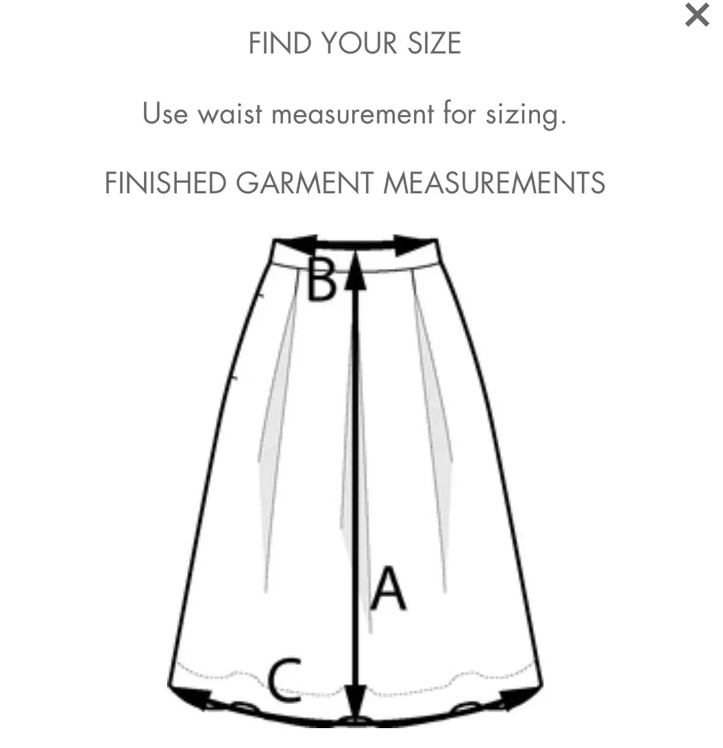 The Assembly Line - Three Pleat Skirt