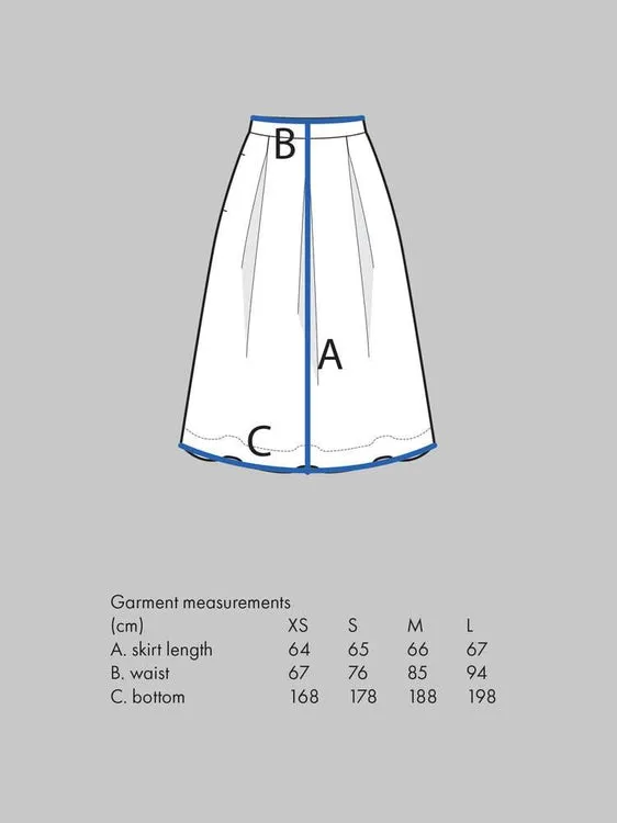 The Assembly Line - Three Pleat Skirt