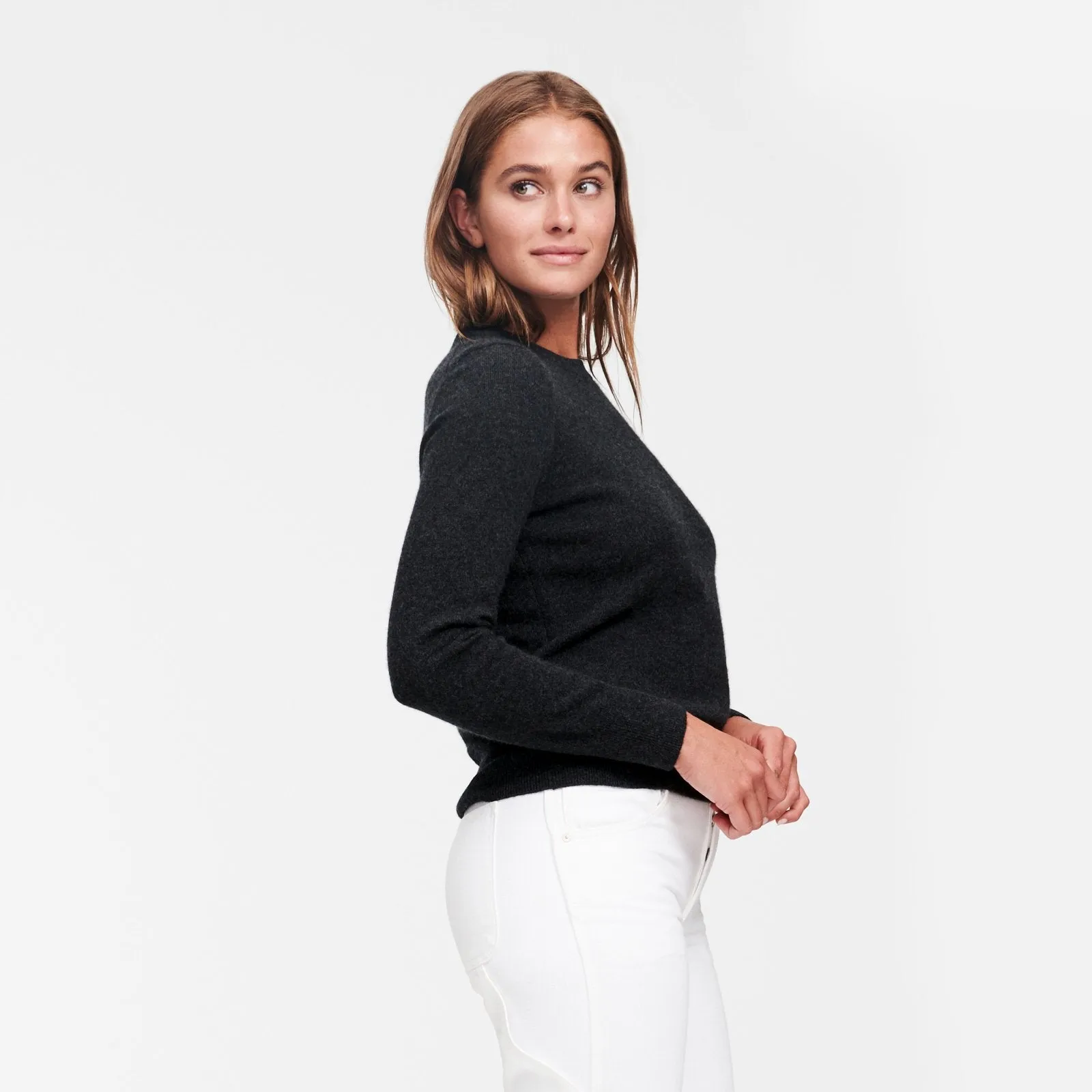 The Essential $75 Cashmere Sweater Womens