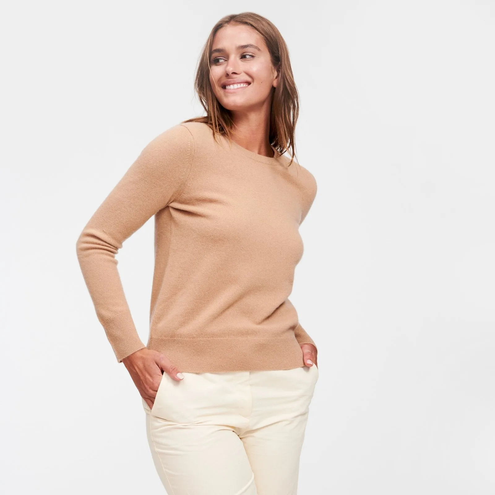 The Essential $75 Cashmere Sweater Womens