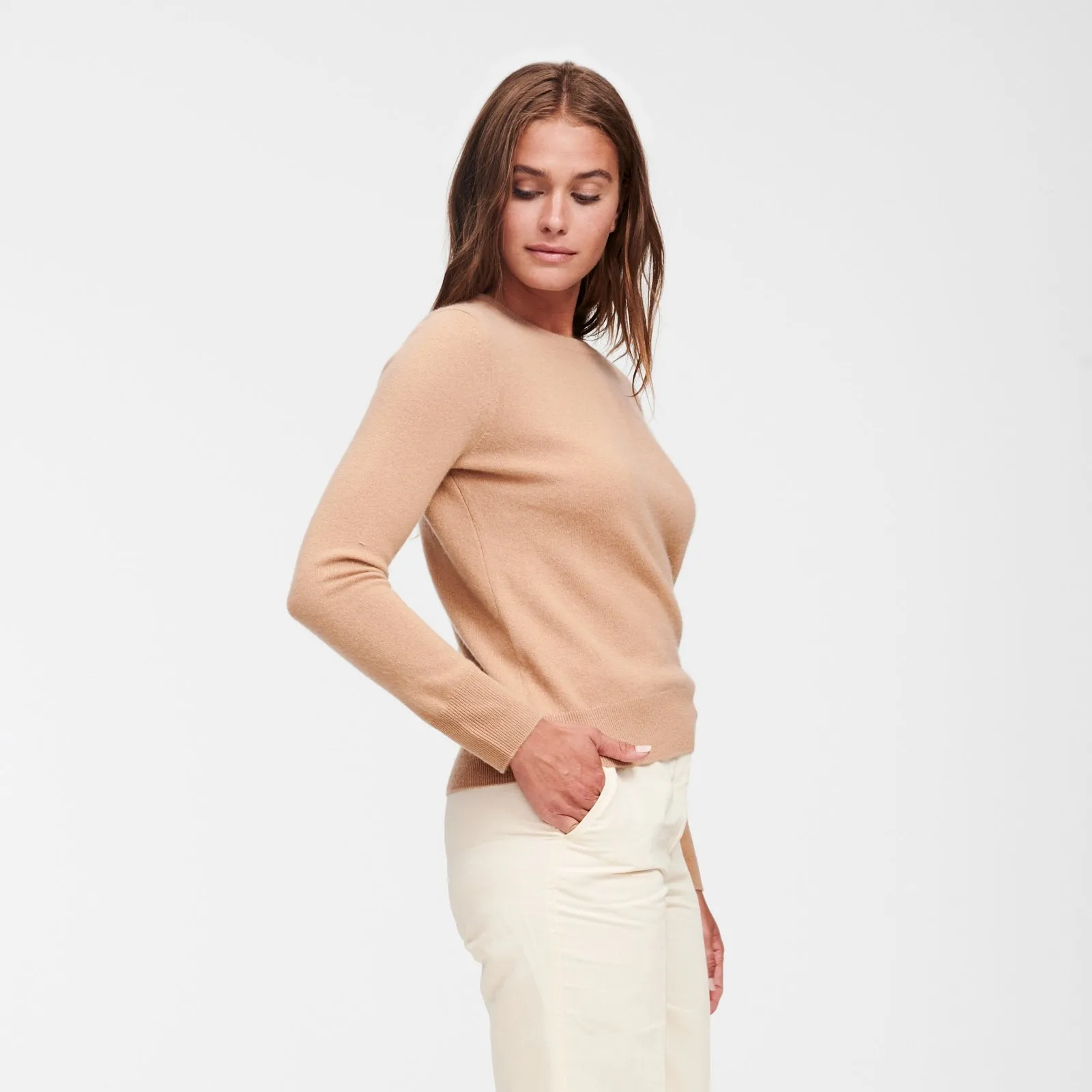 The Essential $75 Cashmere Sweater Womens