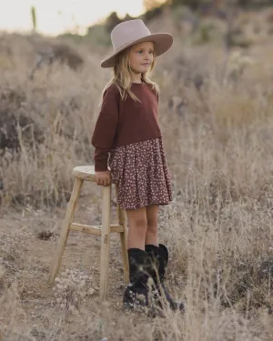 The Sweatshirt Dress by Rylee   Cru - Rosette - KIDS