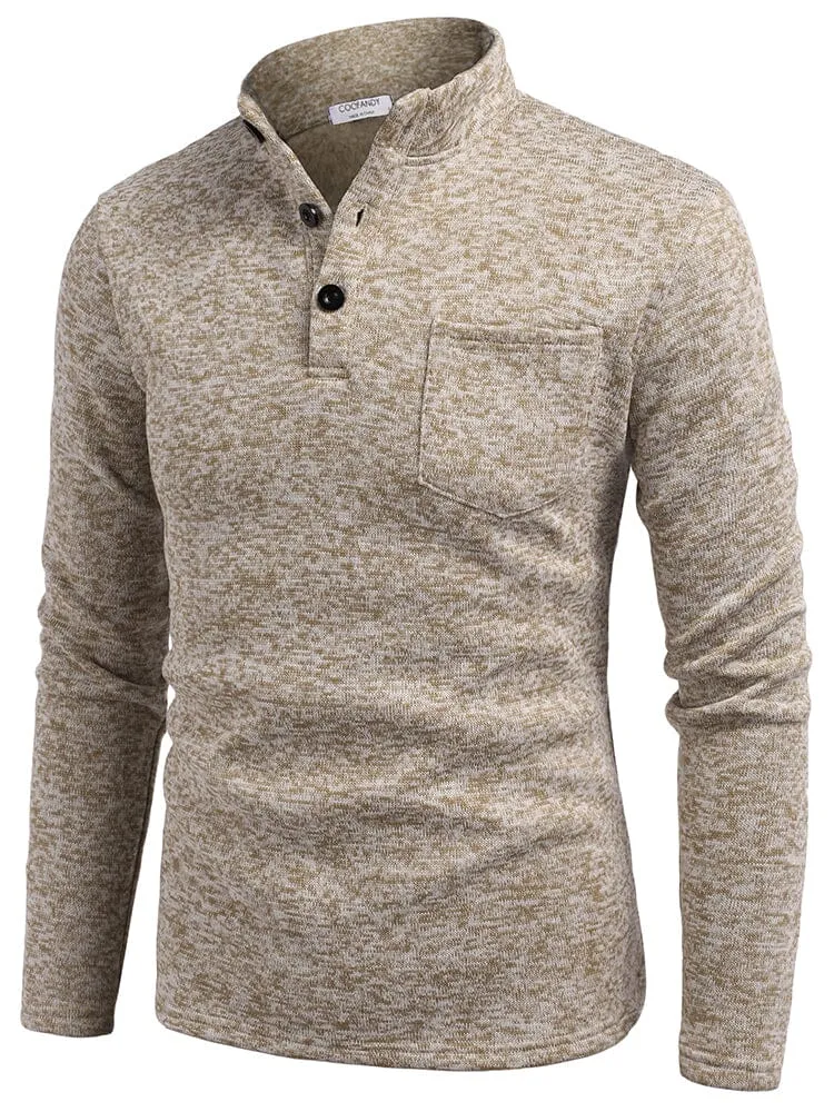 Thermal Fleece Henley Sweatshirt (US Only)