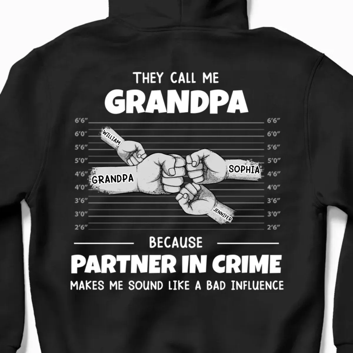 They Call Me Grandpa Because Partner In Crime Makes Me Sound Like A Bad Influence - Personalized T Shirt