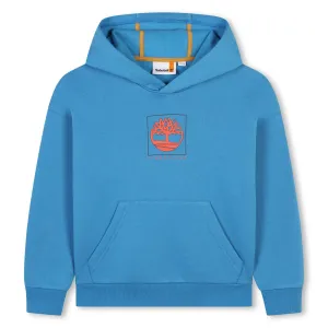 Timberland Boys Blue Hooded Sweatshirt