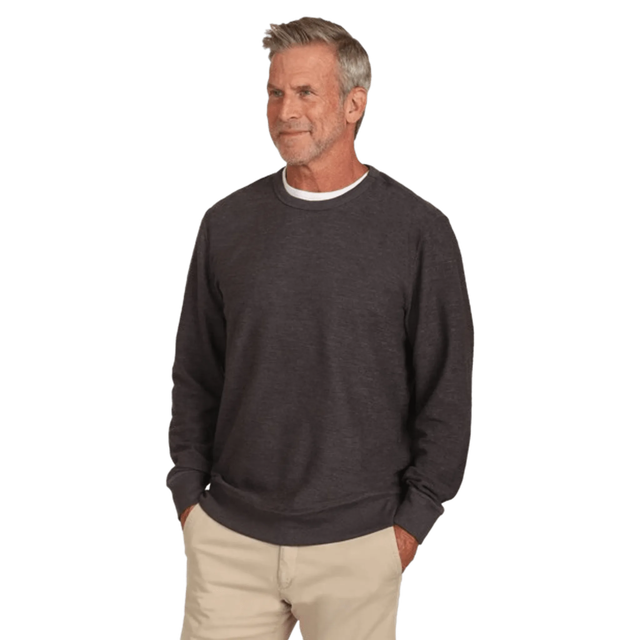 TRUE GRIT: Crew Slub Sweatshirt