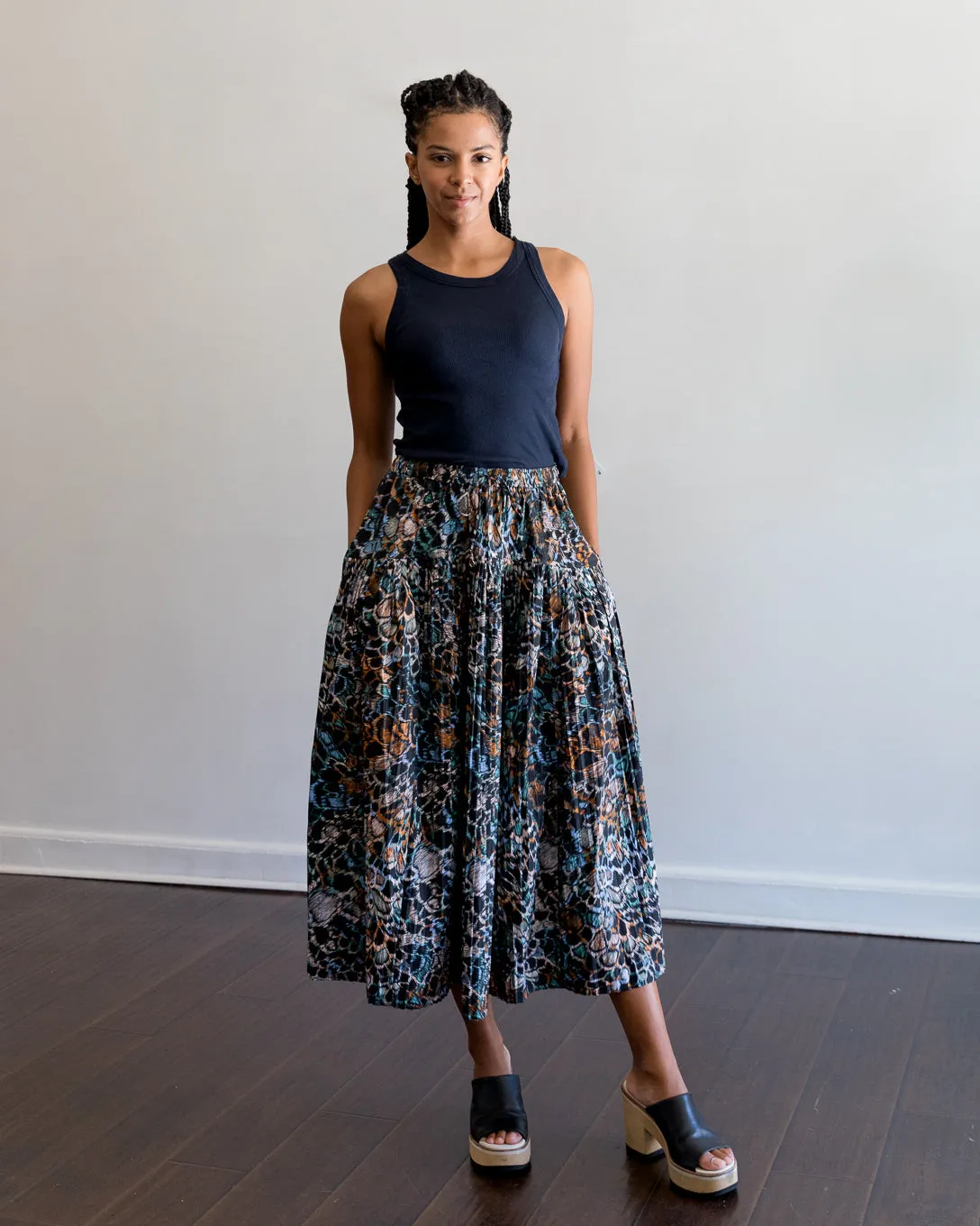 Ulla Johnson Ileida Skirt in Starling