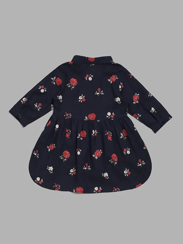 Utsa Kids Blue Floral Top (2 - 8yrs)