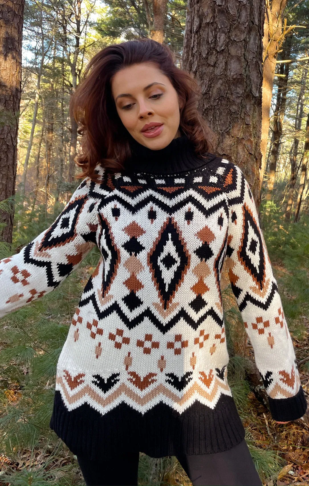 Vail Sweater ~ Neutral Faire Isle