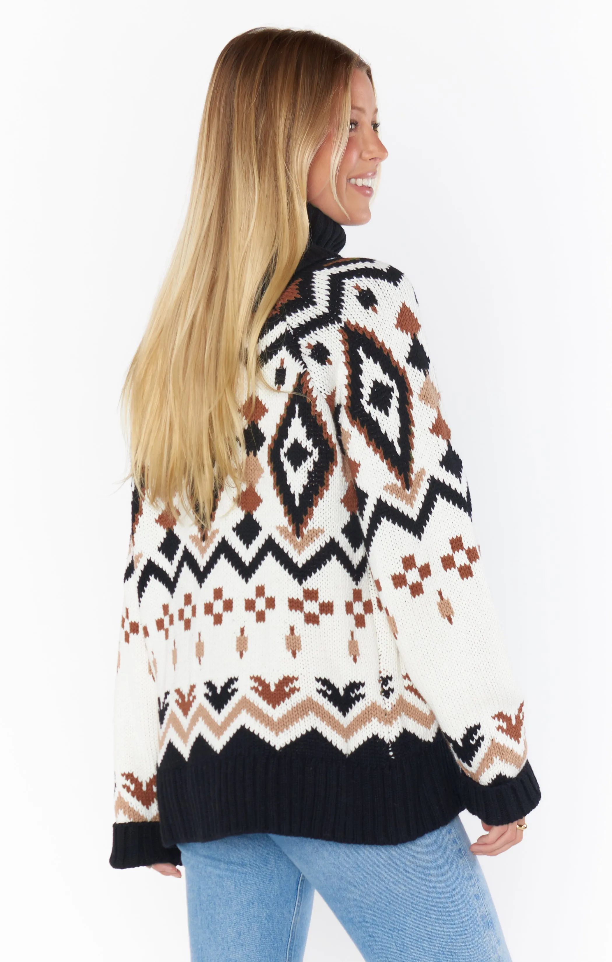 Vail Sweater ~ Neutral Faire Isle