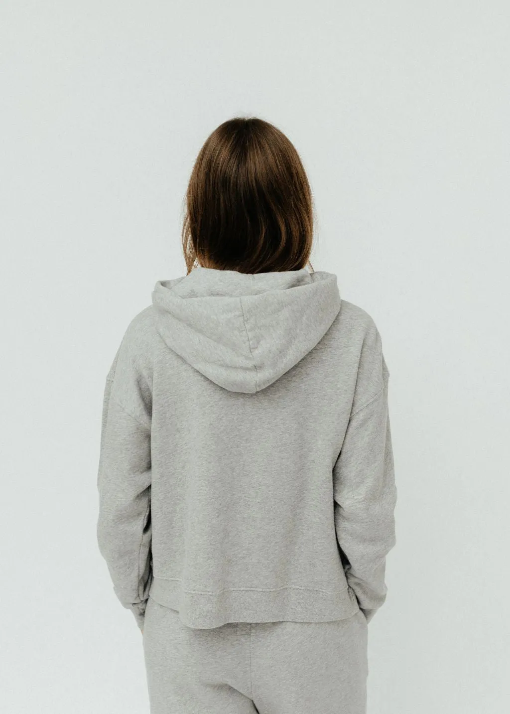 Velvet Ojai Sweatshirt in Heather Grey