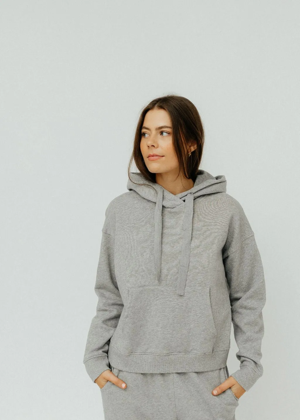 Velvet Ojai Sweatshirt in Heather Grey