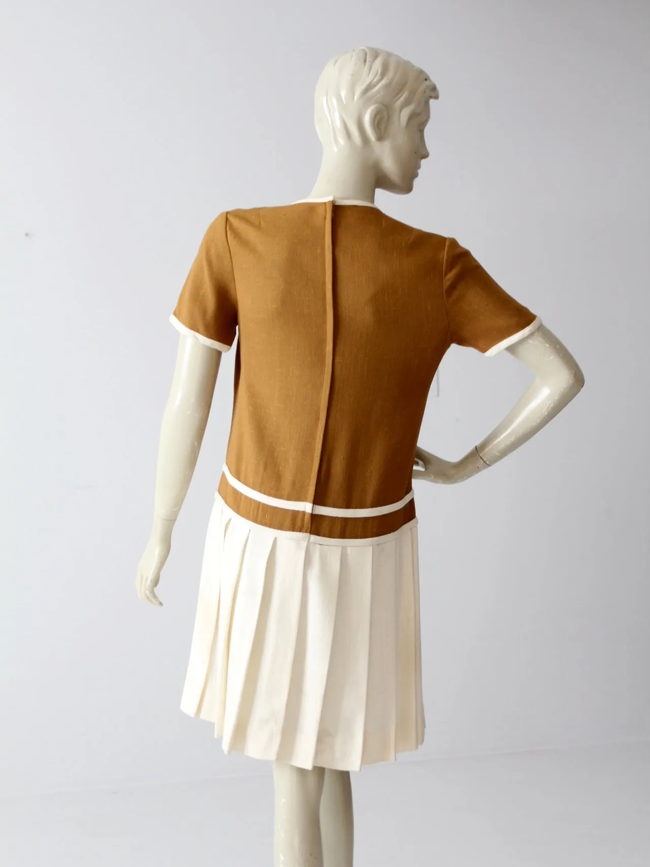 vintage 60s Bobbie Brooks drop waist dress