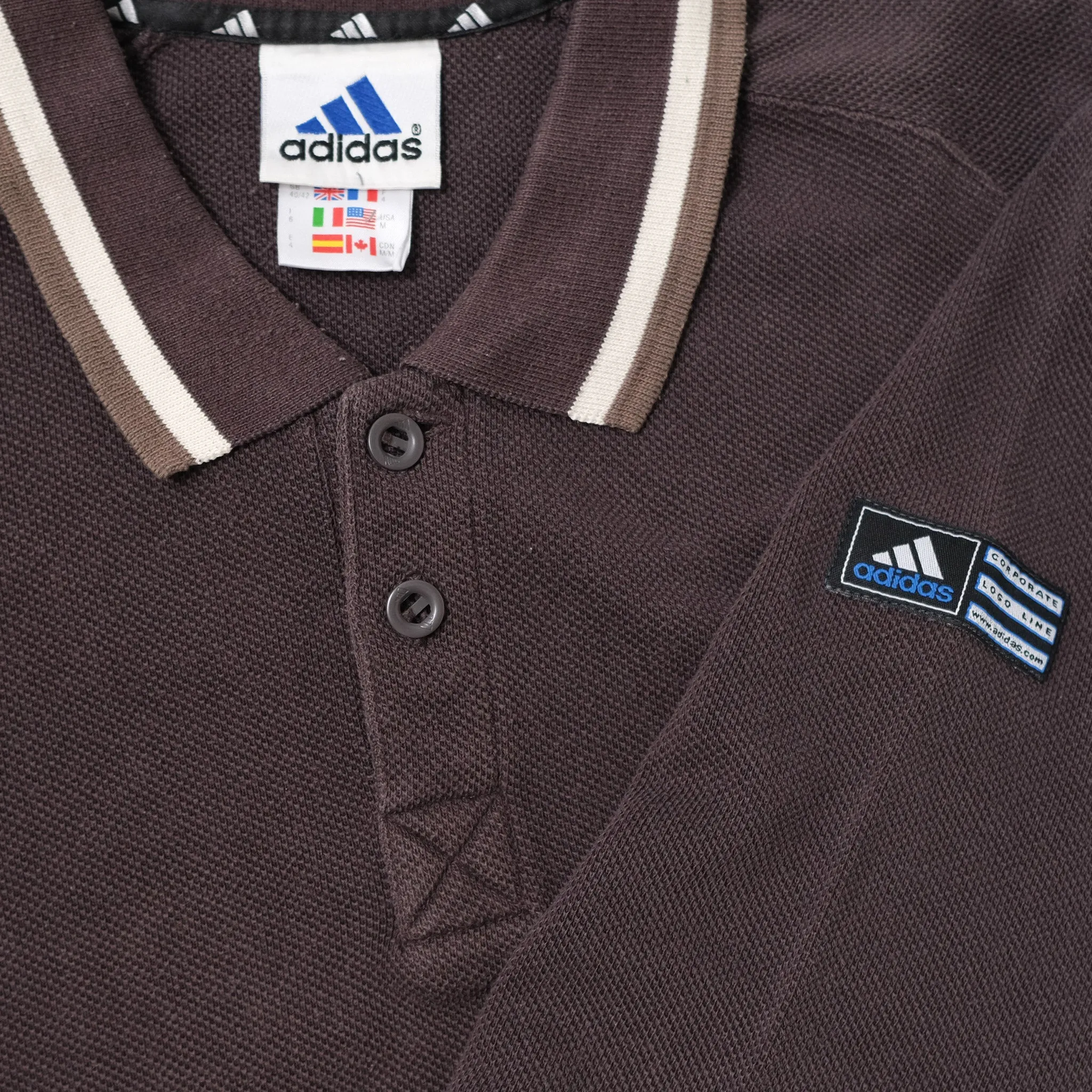 Vintage adidas Long Polo Medium