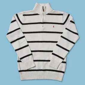 Vintage Polo Ralph Lauren Women's Q-Zip Sweater Small