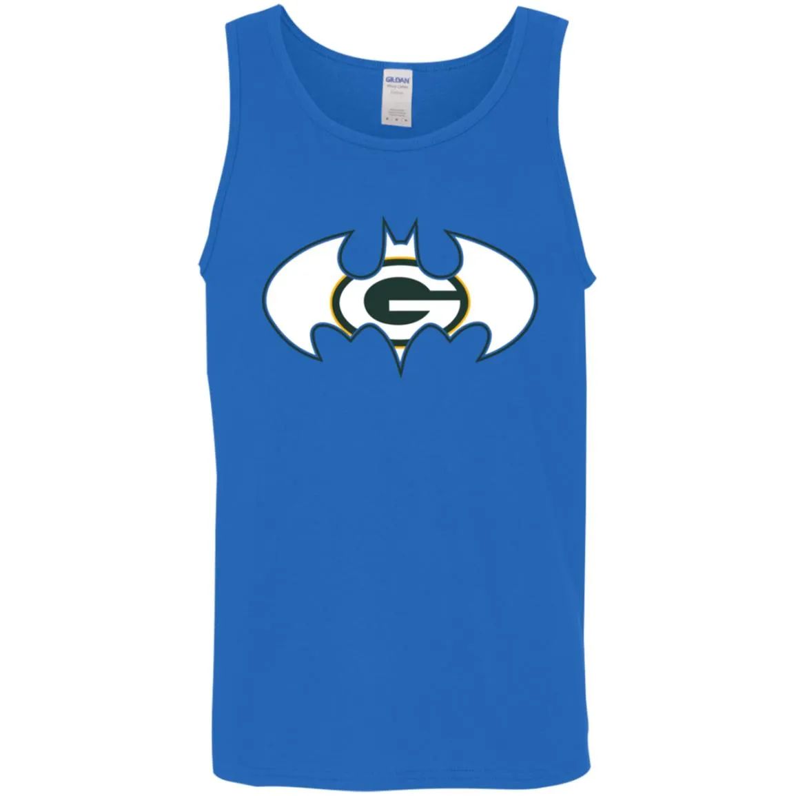 We Are The Green Bay Packers Batman Nfl Mashup Men Cotton Tank