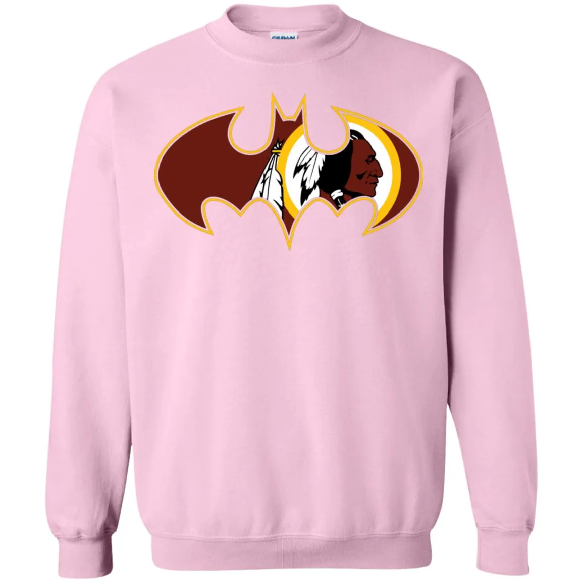 We Are The Washington Redskins Batman Nfl Mashup Crewneck Pullover Sweatshirt