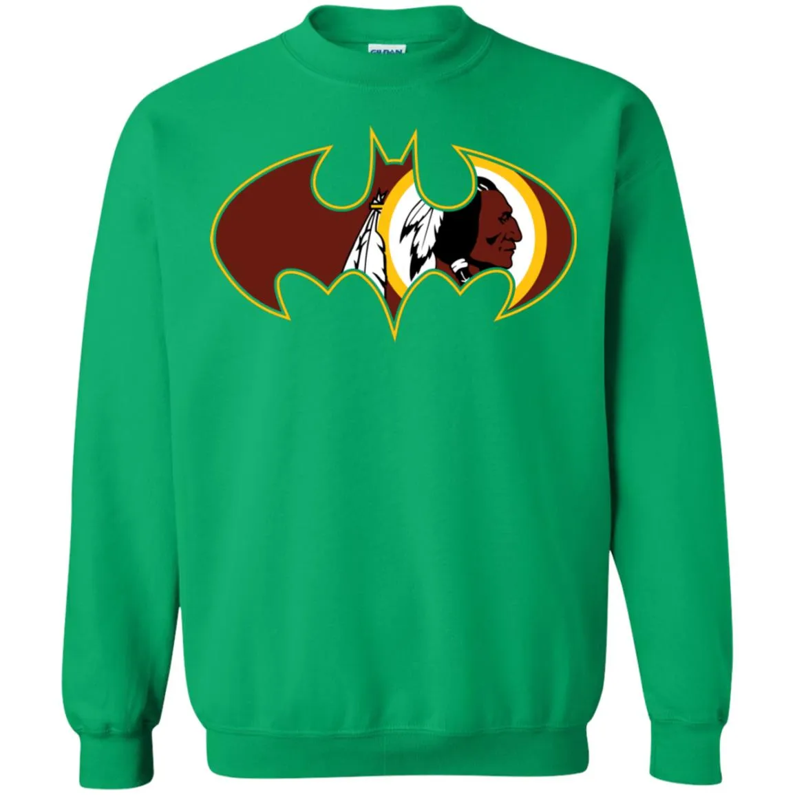 We Are The Washington Redskins Batman Nfl Mashup Crewneck Pullover Sweatshirt