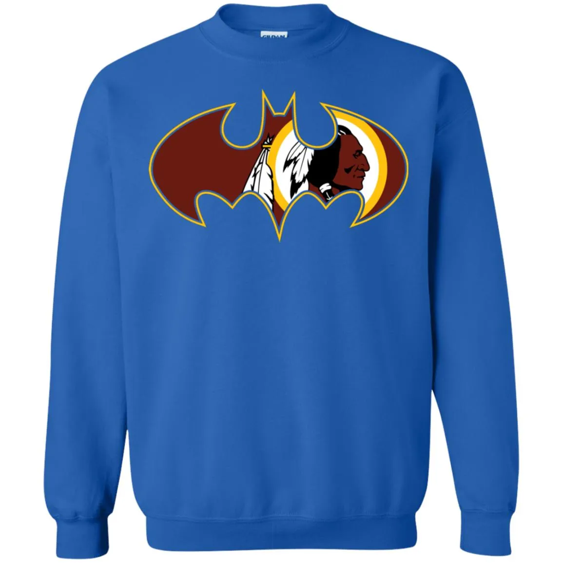 We Are The Washington Redskins Batman Nfl Mashup Crewneck Pullover Sweatshirt