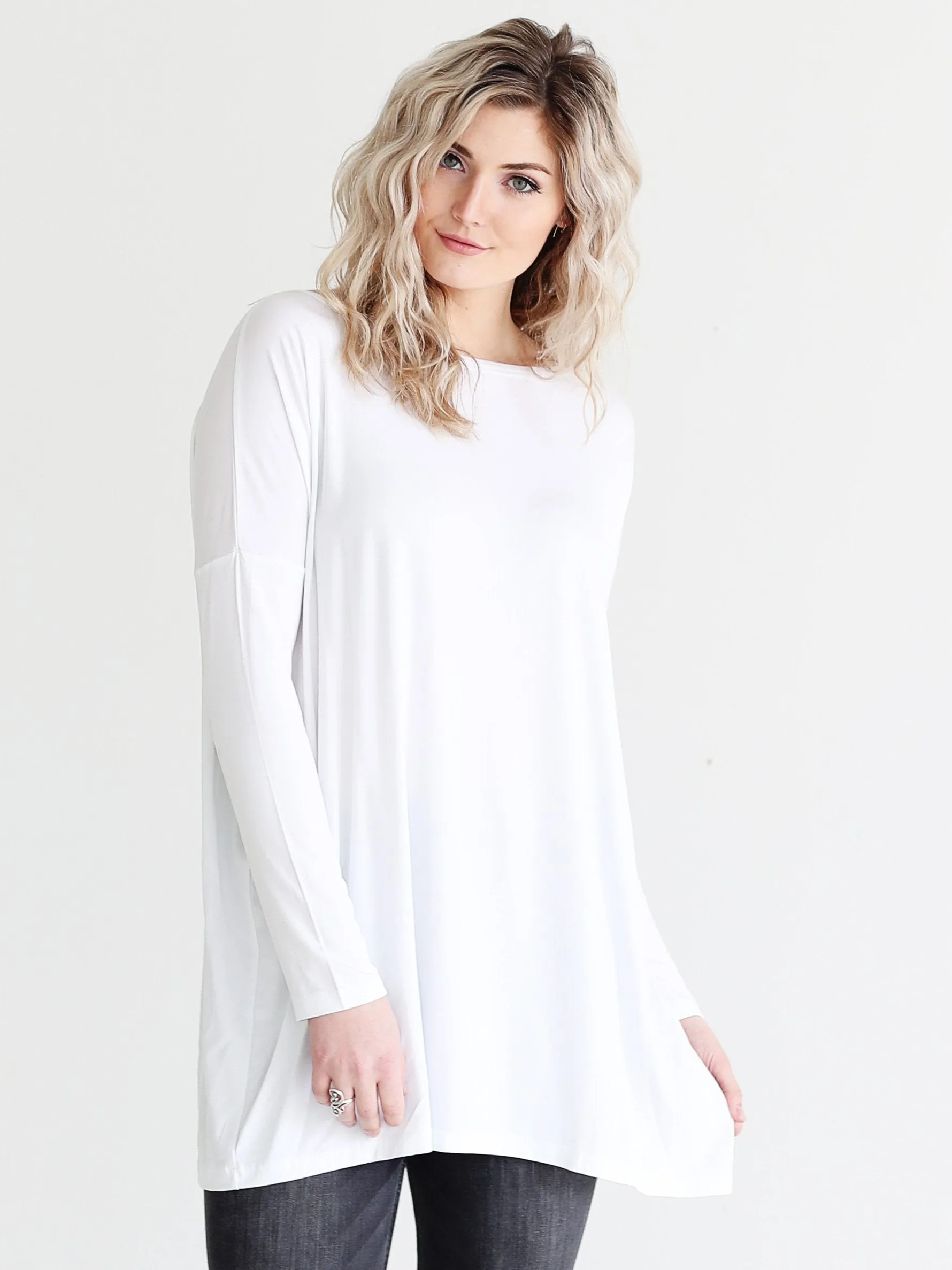 White Long Sleeve Tunic