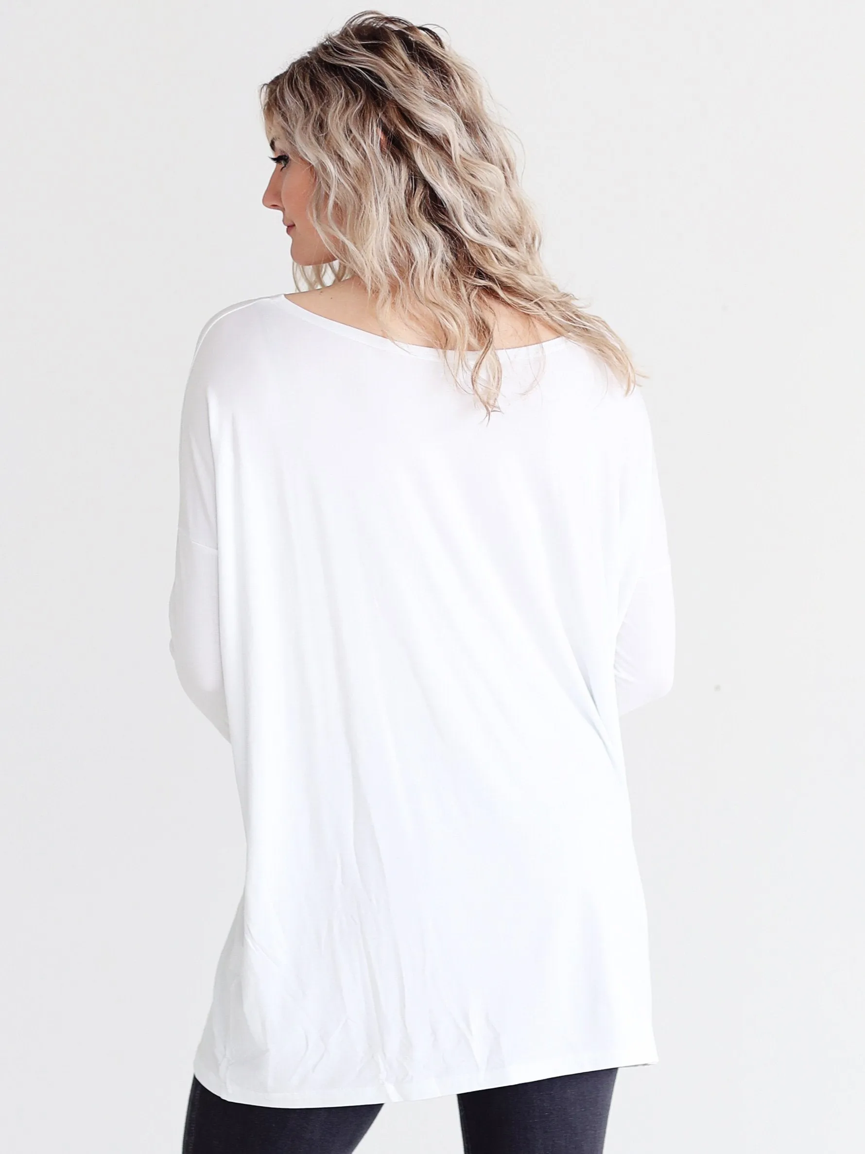 White Long Sleeve Tunic