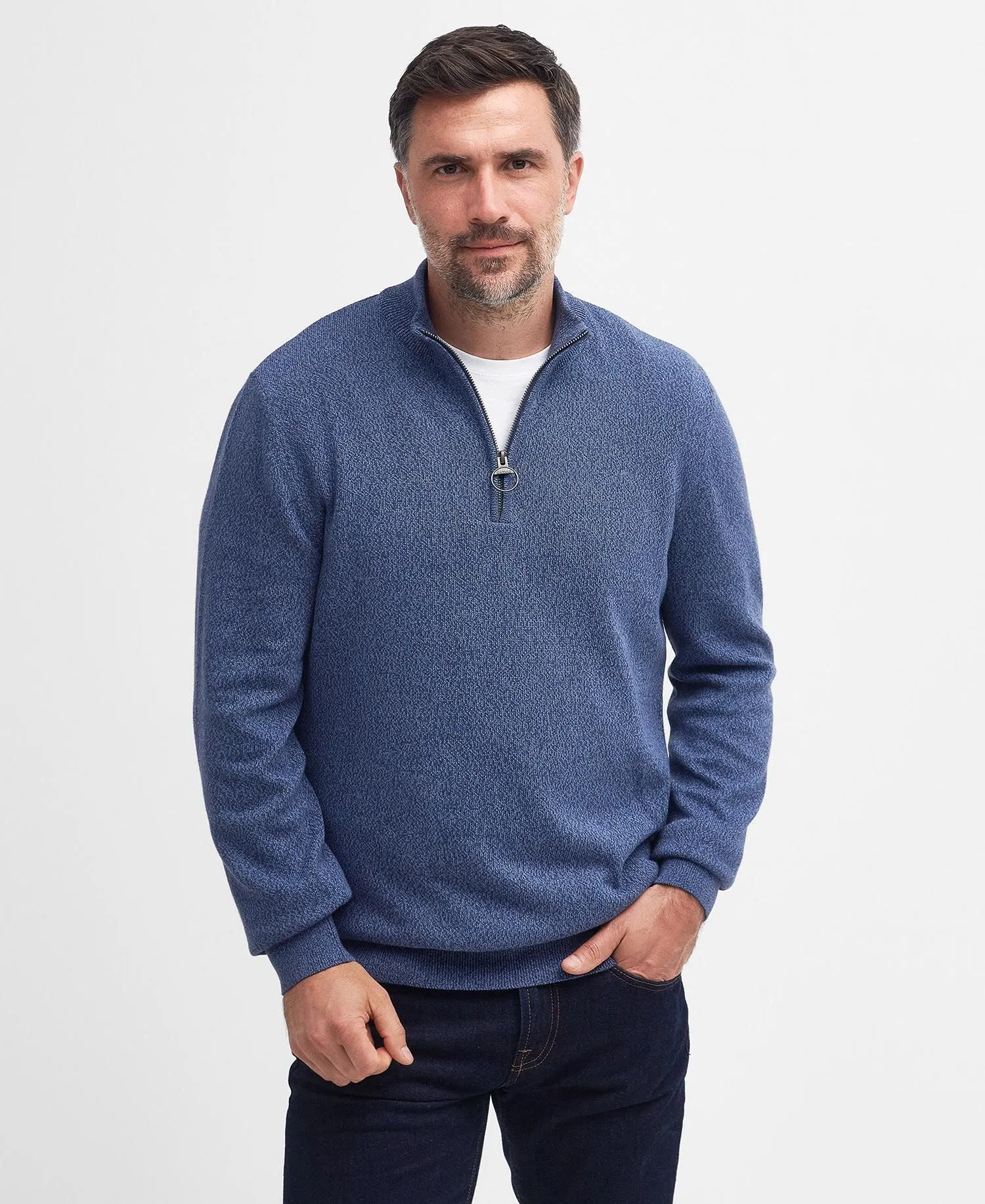 Whitfield Half-Zip Jumper - Navy