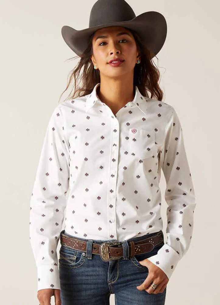 Wmns WR Kirby Shirt Thunderbird by Ariat