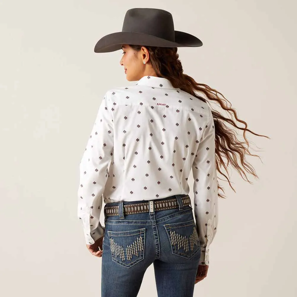 Wmns WR Kirby Shirt Thunderbird by Ariat