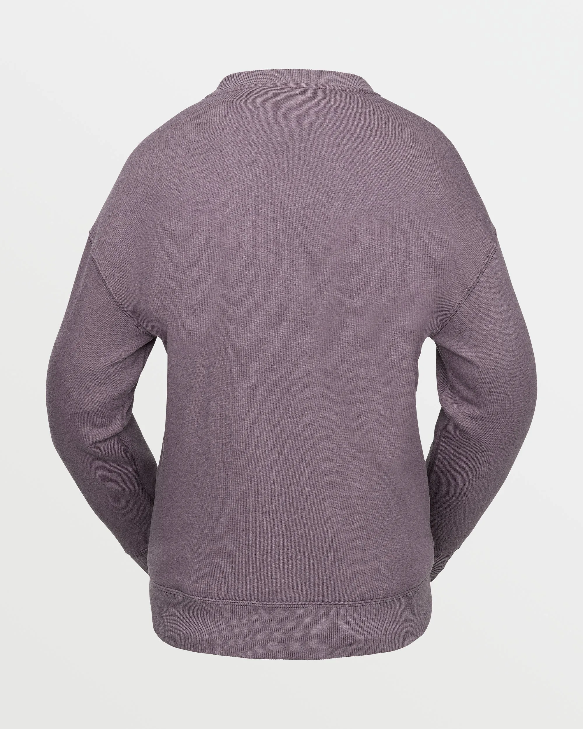 Womens Essential Crew Fleece - Dusty Lavender