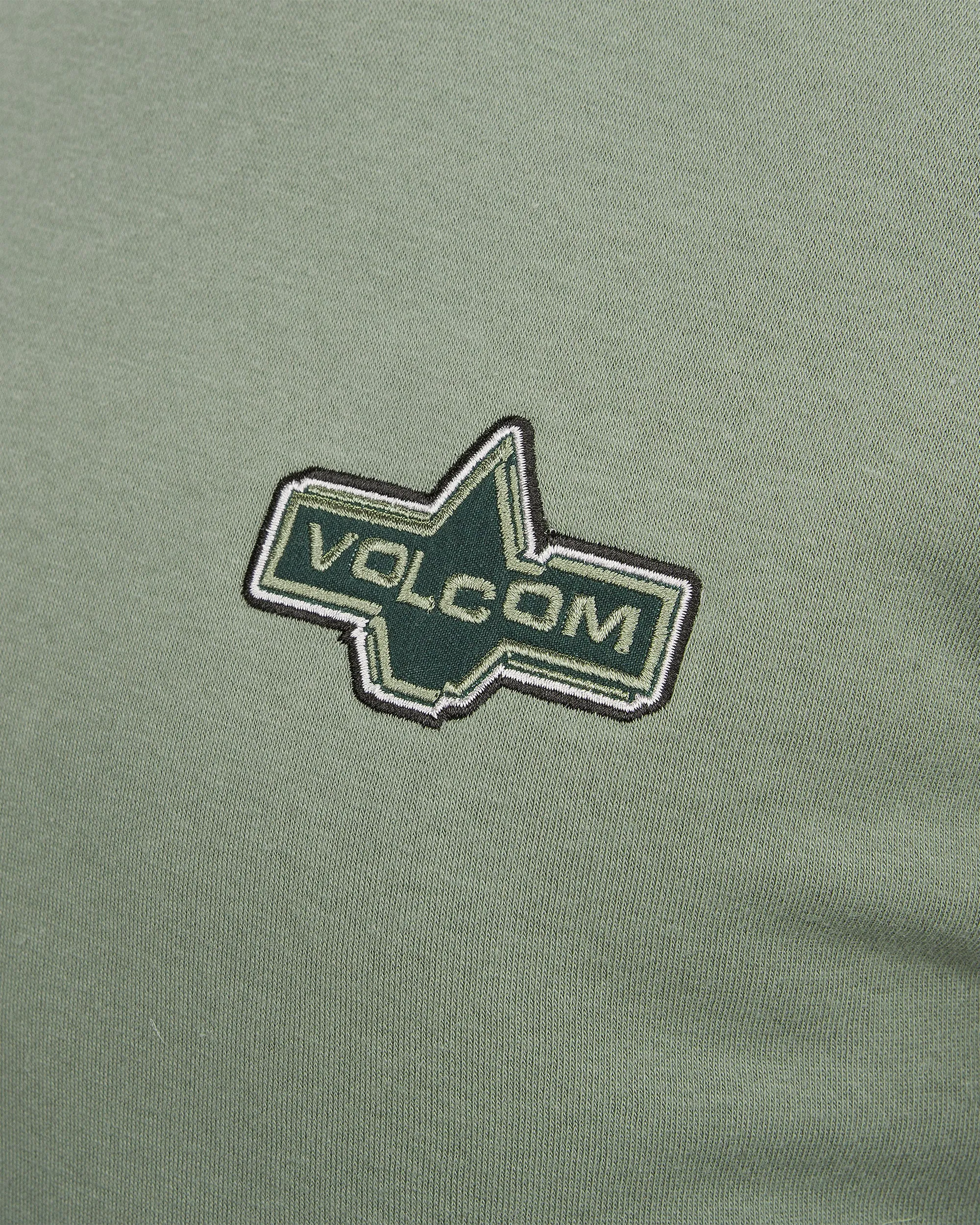 Womens Essential Crew Fleece - Lichen Green