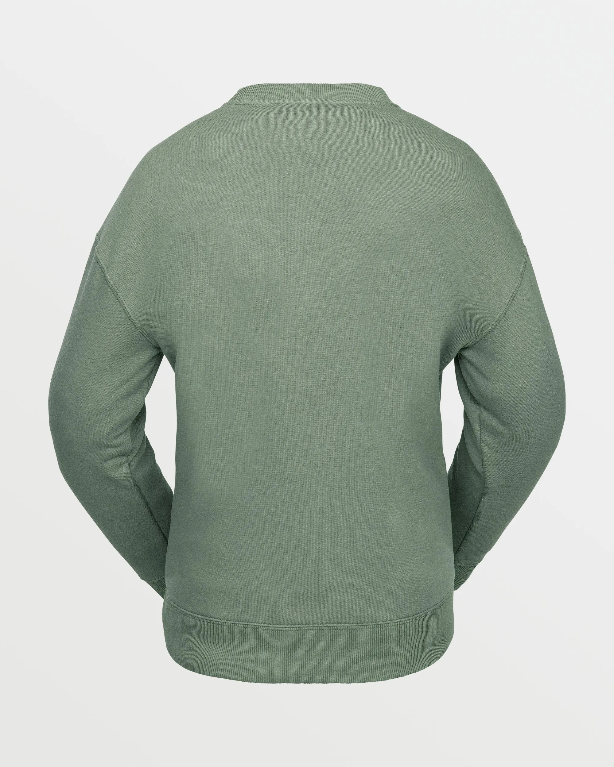 Womens Essential Crew Fleece - Lichen Green