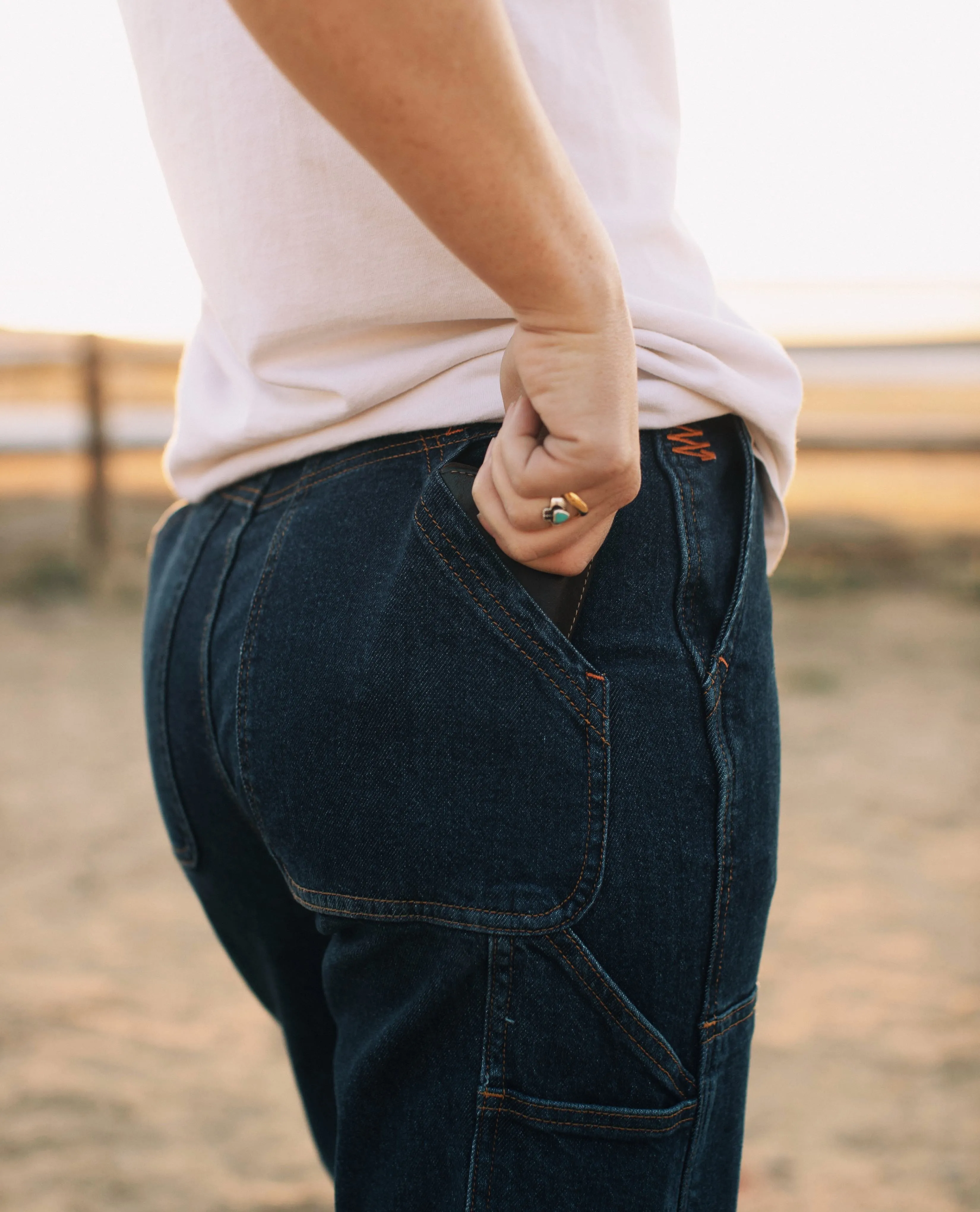 Women's Utility Jeans Blue Collar