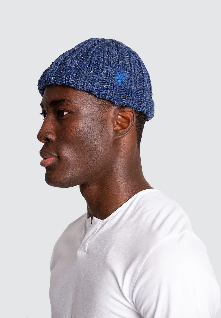 Wool and Linen Beanie | Estate Blue