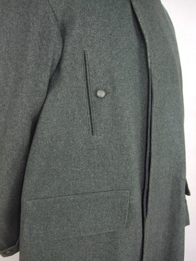 WW2 Italy Italian M37 M40 Grey Green Wool Great Coat Cappotto