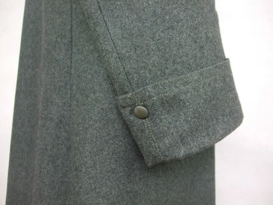 WW2 Italy Italian M37 M40 Grey Green Wool Great Coat Cappotto