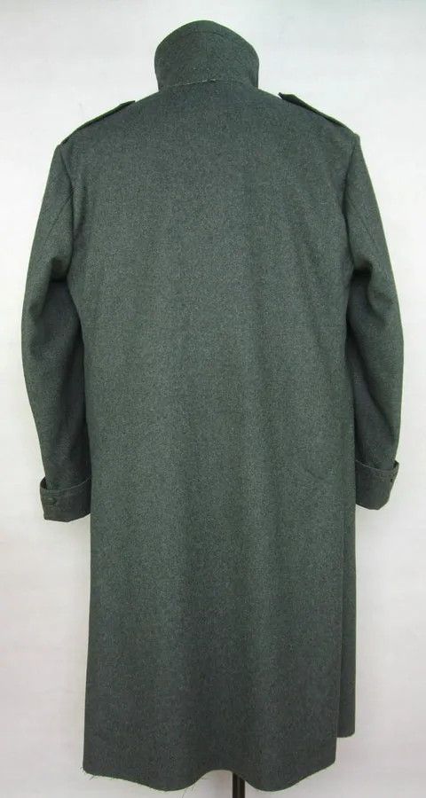 WW2 Italy Italian M37 M40 Grey Green Wool Great Coat Cappotto